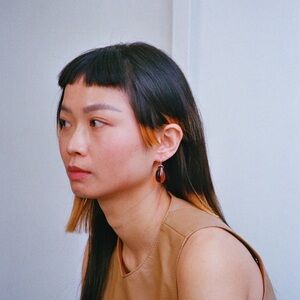 Sisi Joia Gota Hook Earrings in Amber